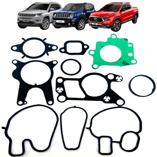 Kit junta válvula EGR Trocador de calor fiat Toro Jeep Renegade Compass 2.0 16V Diesel