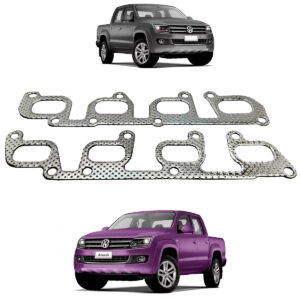 Kit Juntas Coletores de Escapamento Volkswagen Amarok 2.0 16v Tdi - 2 peças