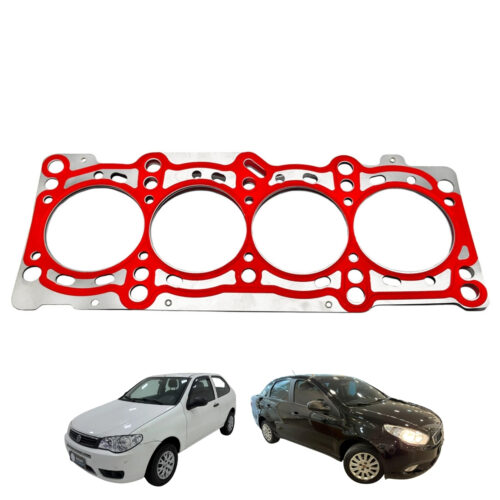 Junta Cabeçote INOX 0,40mm Fiat Palio Grand Siena Punto Uno 1.0 1.4 8V Fire Evo