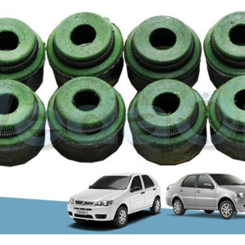 Retentores de Hastes de Válvulas 5X8X8 8V Fiat 1.0/1.4 Fire / Fire Evo Palio/Uno/Punto/Idea