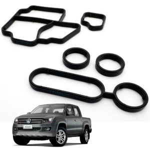Junta Vedação Trocador Calor Radiador Óleo Suporte Filtro Amarok 2.0 16V