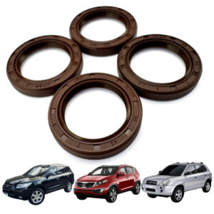 Retentor Comando Fire 1.0 1.3 1.4 8V/D7D D7F K7M Clio Meg Log 2.5 Master G9U/G6BA G6EA Tucs Sonata/Twin Spark - 4 peças
