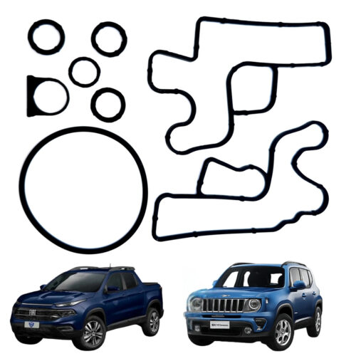 Kit Juntas Filtro de Óleo Fiat Toro Renegade Compass 2.0 16V Diesel MT6 AT9 Multijet