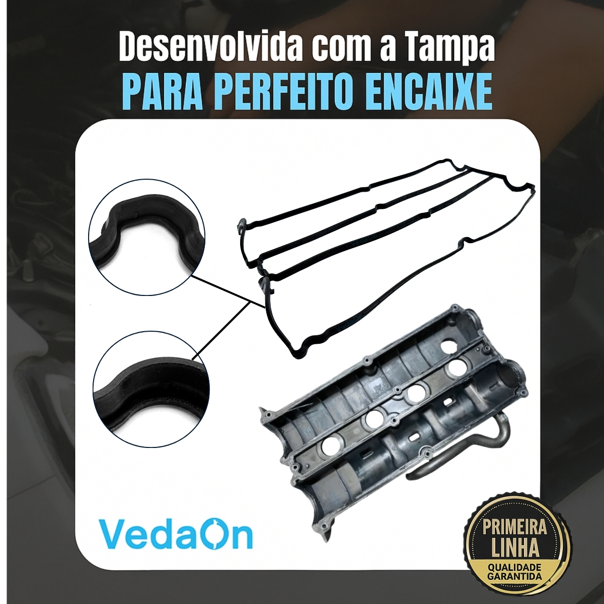 Junta Tampa Válvula Ford Focus Rs 2.0 16v Zetec E 00/... - Imagem 3