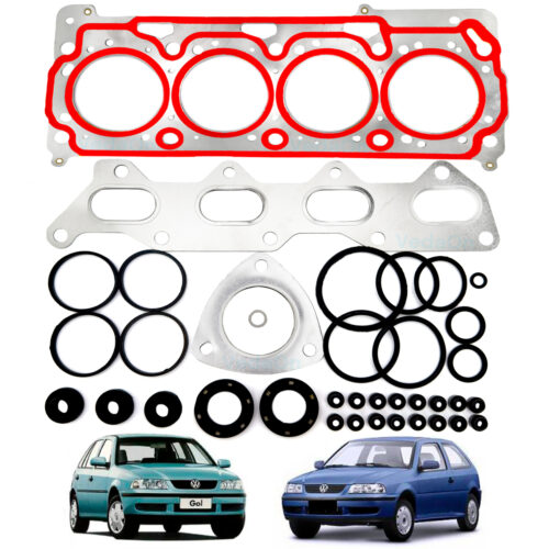 Kit Junta Motor Gol At Power Dohc 16V Mls Com Retentor