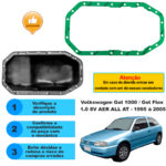 Junta Cárter Volkswagen Gol At 1.0 8v Power 02/... Ea111 - Imagem 2