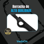 JUNTA DO CARTER BO GM 16V ECOTEC 1.6 F16D4 SONIC / 1.8 F18D4 CRUZE TRACKER - EMB 1 PC - Imagem 5