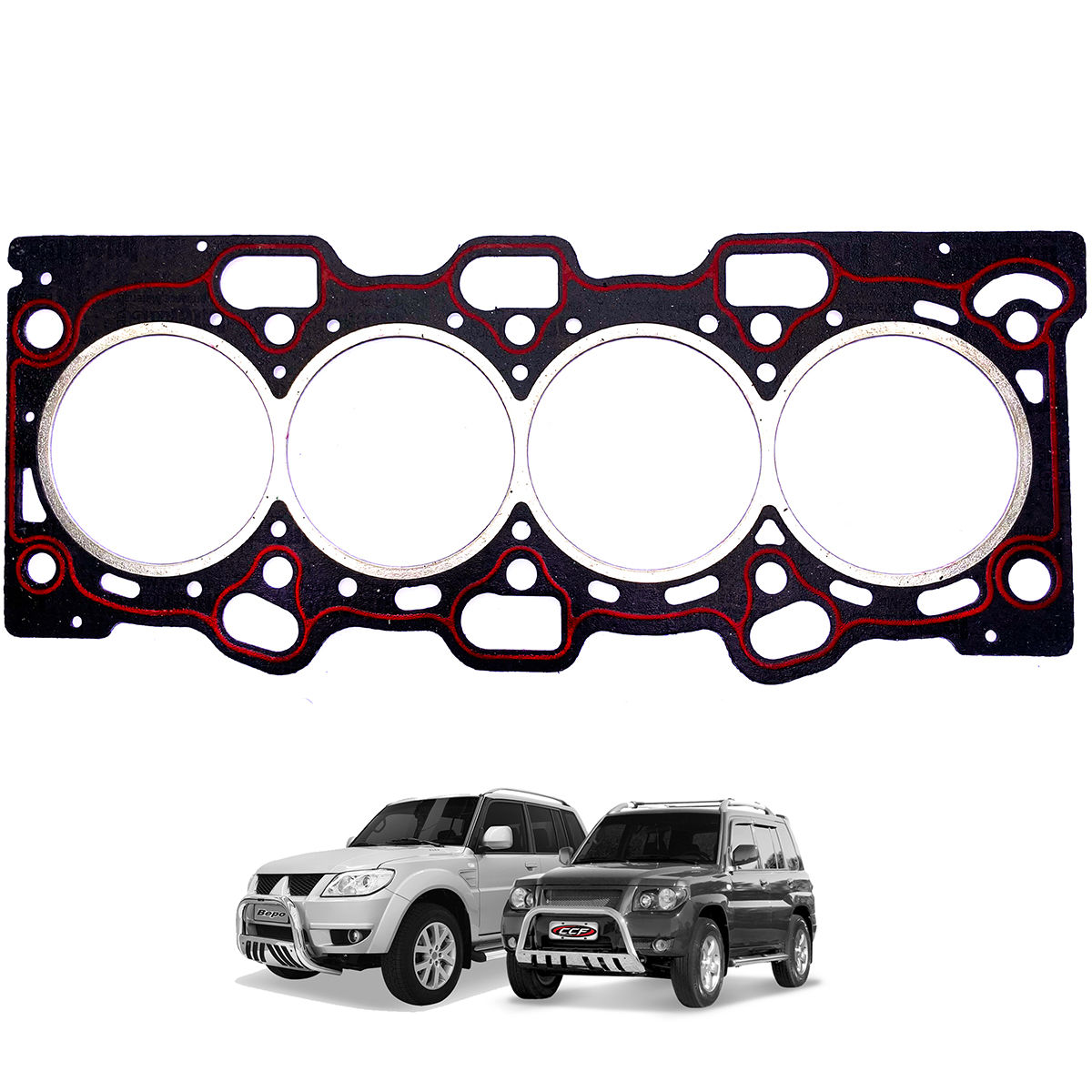 Junta Cabeçote Sob Medida 2mm Pajero TR4 2.0 16V Todos - Imagem 3