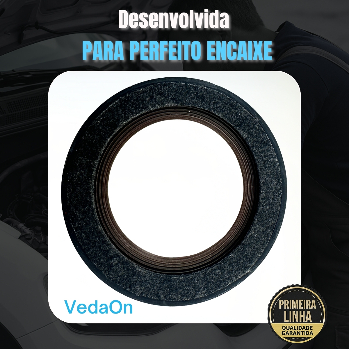 Retentor Dianteiro 16V Ford Mondeo Ecosport Fiesta Focus Fusion Ranger 2.0 2.3 Duratec - Imagem 6