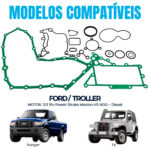 Kit de Juntas da Tampa da Distribuição Ford Ranger 3.0 16V Power Stroke 2005/... - Imagem 3