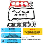 Kit De Juntas Mls Jeep Compass (2007/...) / Compass Sport (09/09) 2.0 16V Ecn - Imagem 3