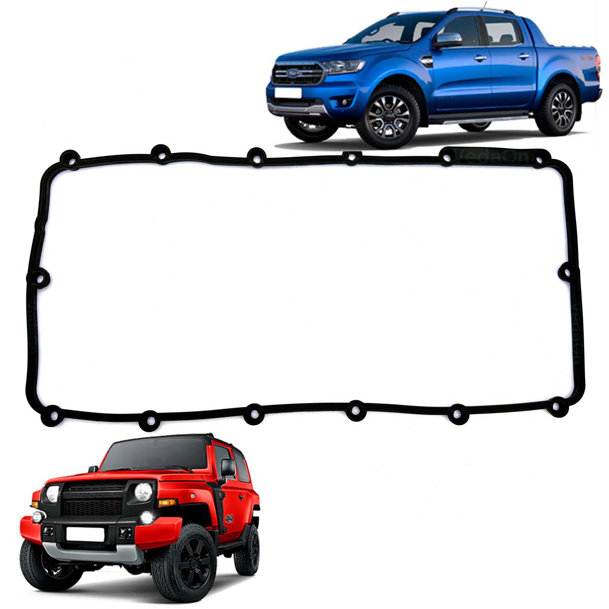 Junta de tampa válvula Ford Ranger 3.2 20V 5 Cilindros - Imagem 3