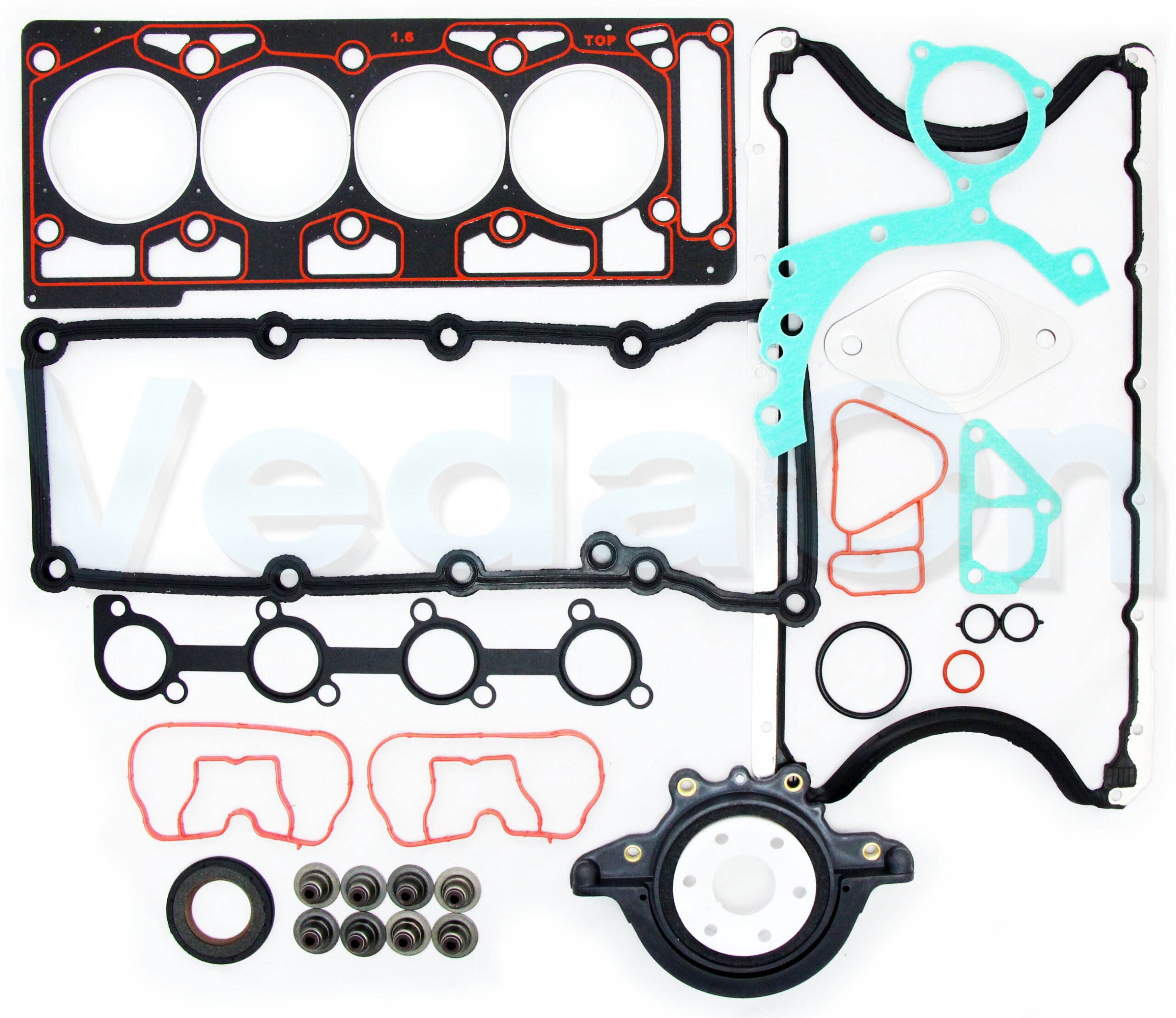 Jogo Junta Motor C/ret Ford Fiesta Courier 1.6 8v Zetec