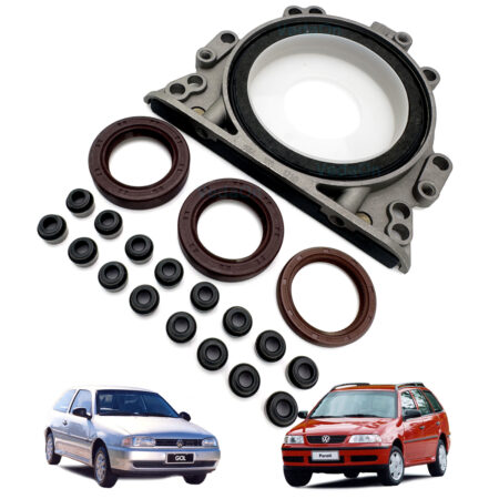 Kit de Retentores VW Gol 1000/Parati 1.0 16V AT / Turbo - Com Flange