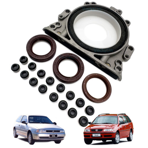 Kit de Retentores VW Gol 1000/Parati 1.0 16V AT / Turbo – Com Flange