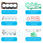 Kit Junta Superior Renault Scenic 1.8 2.0 16v F4p F4r - Imagem 2