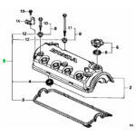 Junta De Tampa De Valvula Honda Civic 1.6 16v 1991/2000 - Imagem 4