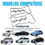 Kit Junta de Tampa de Válvula Hyundai Vera Cruz 3.8 3.3 V6 24V G6DA - Imagem 4