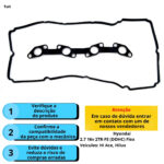 Kit junta tampa de válvula Toyota Hilux SW4 2.7 16V 2TR-FE - Imagem 4
