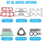 Kit Junta Superior Hyundai Santa Fé 2.7 V6 24V 05/.. G6EA Em Aço - Imagem 2