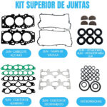 Kit Junta Superior Hyundai Tucson Santa Fé Vera Cruz 2.7 24V V6 G6BA Em Aço - Imagem 2