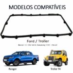 Junta de tampa válvula Ford Ranger 3.2 20V 5 Cilindros - Imagem 5
