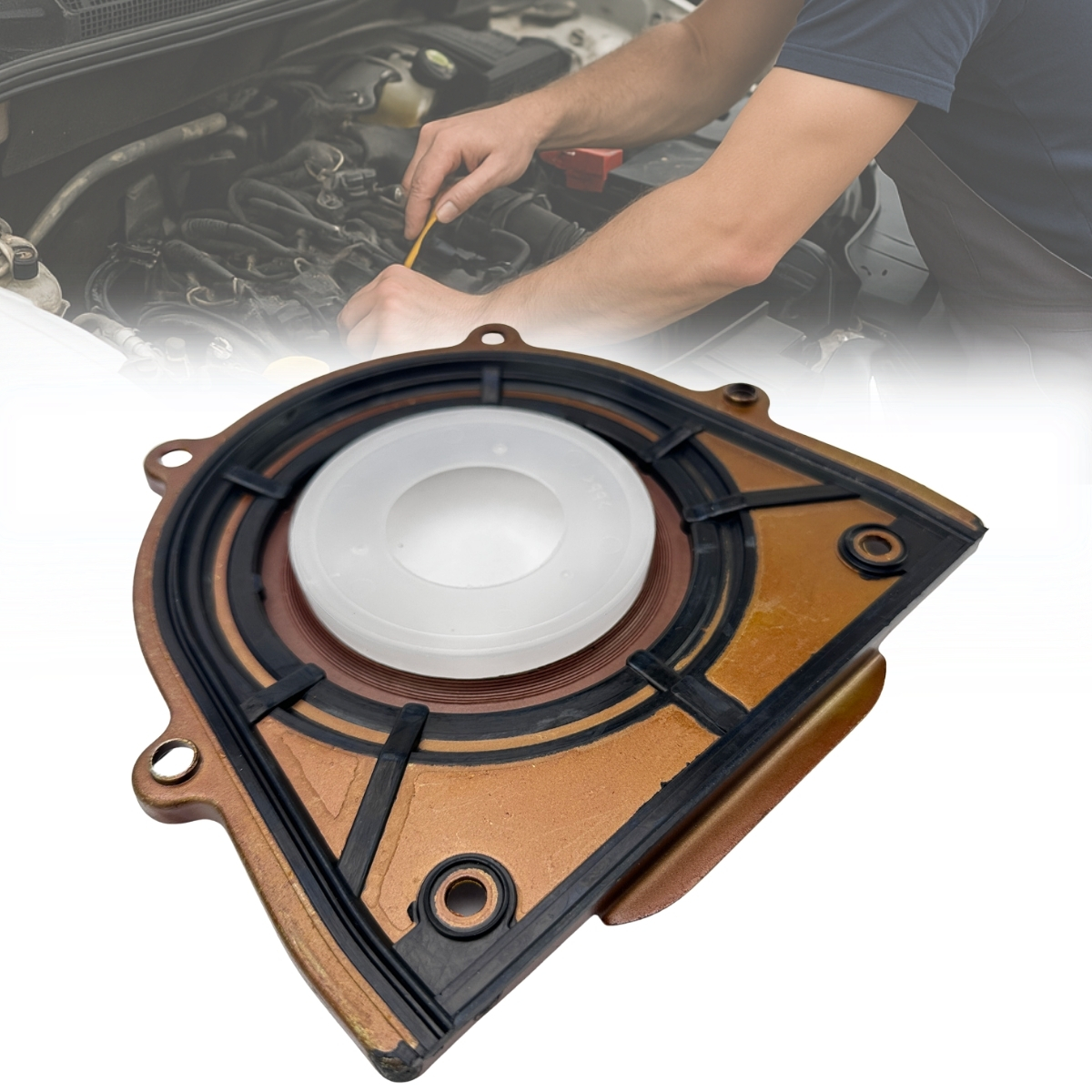 Retentor Flange Traseiro AH 16V Ford 2.0/2.3 Duratec/CJBA/CBJA/2.5 Ecosport/Fiesta/Focus/Fusion/Ranger eixo 88mm - Imagem 6