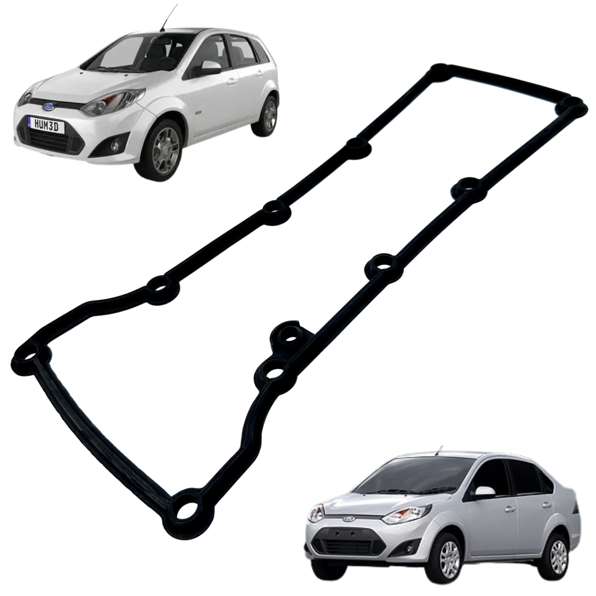 Junta Tampa Válvula Ford Escort Ecosport 1.6 8v Zetec Rocam