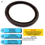 Retentor Traseiro 16V Toyota Hilux (05/...)/ Hi Ace 2.7 2TR-FE FLEX (DOHC) - Imagem 4