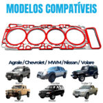 Junta Cabeçote Aço Inox Mwm Agrale Td 2.8 Sprint 4.07t - Imagem 2