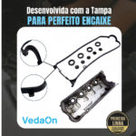 Kit Junta De Tampa De Válvula Honda Civic 1.7 16v 2002/ 2007 - Imagem 4