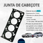 Junta De Cabeçote Zetec 1.8 16V Escort/Mondeo Mls - Imagem 5