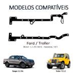 Junta de cárter Ford Ranger 3.2 20V 5 Cilindros - Imagem 5
