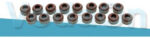 Kit de Retentores Com Flange Mercedes Sprinter CDI 2.2 16V MB 611.980/611.981/611.987 - Imagem 3