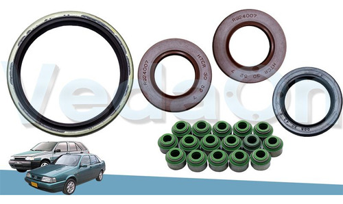 Kit de Retentores Fiat Tempra / Tipo 2.0 16V DOHC (Zact)