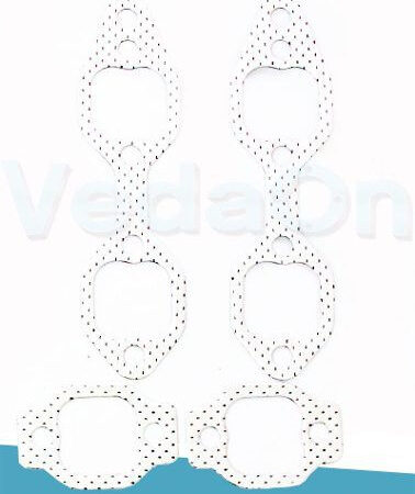 Kit Junta Coletor Escapamento Blazer S10 4.3 V6 12v Vortec