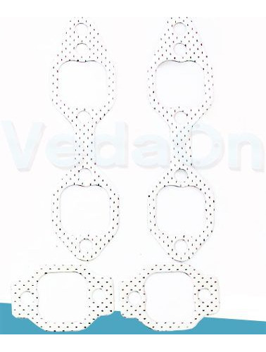 Kit Junta Coletor Escapamento Blazer S10 4.3 V6 12v Vortec