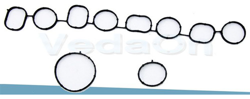 KIT JUNTA DE COLETOR DE ADMISSÃO GM S10 TVAIL BLAZER 2.8 16V DIESEL CTDI DURAMAX - Imagem 2