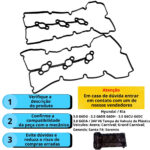 Kit Junta de Tampa de Válvula Hyundai Vera Cruz 3.8 3.3 V6 24V G6DA - Imagem 3