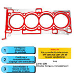 Junta Cabeçote Mls Jeep Compass (2007/...) / Compass Sport (09/09) 2.0 16V Ecn - Imagem 2