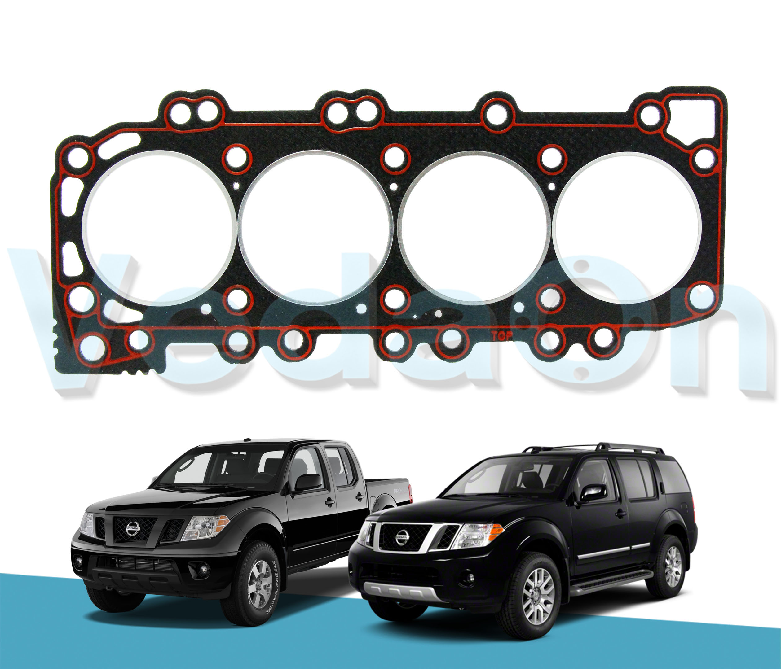 Jg Junta Motor Com Retentor Nissan Frontier 2.5 16v Yd25ddti - Imagem 2