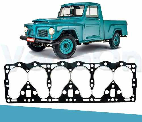 Junta Cabeçote Amianto Ford Willys Jeep Picape Rural 2600