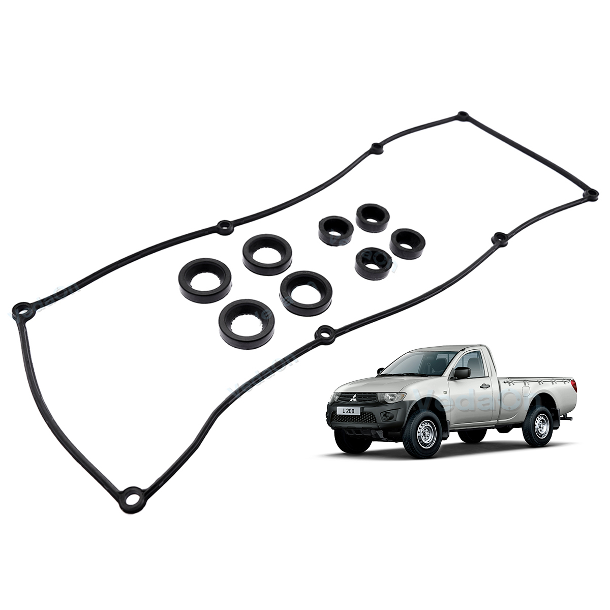 Kit De Juntas Mitsubishi Pajero / Montero Iii Motor 3.2 16V 4M41 Td Sem Cabeçote - Imagem 3