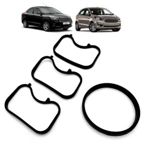Kit Juntas Coletor Admissão + Corpo Borboleta Ford KA KA+ 1.0 12V L3 ECOBOOST M1DA M2DA TI-VCT Flex