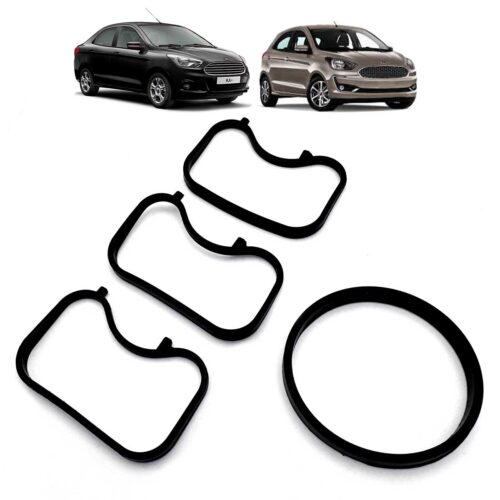 Kit Juntas Coletor Admissão + Corpo Borboleta Ford KA KA+ 1.0 12V L3 ECOBOOST M1DA M2DA TI-VCT Flex