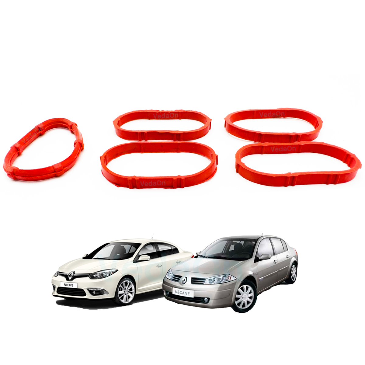 Junta do Coletor de Admissão Renault Megane Scenic 2.0 16V F4R - Imagem 2