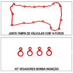 Kit Junta Tampa Válvula para Jeep Compass 2.0 16v TigerShark - Imagem 3