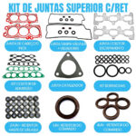 KIT JTAS MLS C/RETENTOR HYUNDAI SANTA FE/ GLS 05/ MTR G6EA DOHC 2.7 V6 24V - Imagem 2