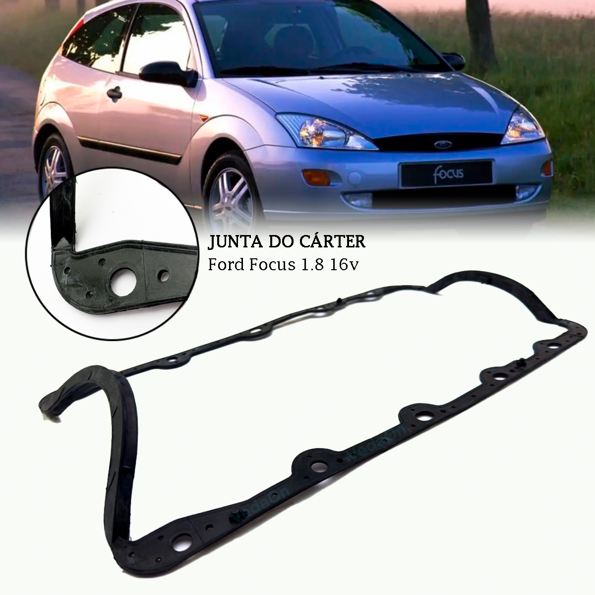 Junta De Cárter Ford Focus Rs 2.0 16v Zetec E 00/... - Imagem 2