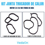 Junta Trocador Calor BMW X1 X3 118 120 318 320i N46 316i E46 - Imagem 2